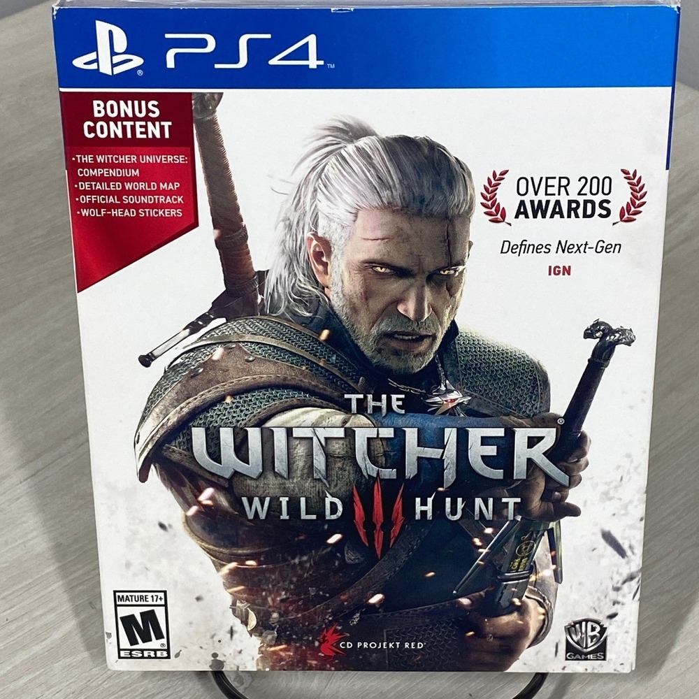 The Witcher 3 Wild Hunt PS4 PlayStation 4 CD Projekt Red Game NEW SEALED